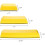 3 Pack Rectangle Auto Body Sanding Block, 10.75inch, 7.7inch and 4.7inch, Hook & Loop Backing Hand Sander Tools Kit 9