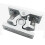 2Pcs Spring Loaded Door Easy Lock Stop Catch Release Clamp Double Roller Catch (Mp-4) 2