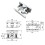 2Pcs Spring Loaded Door Easy Lock Stop Catch Release Clamp Double Roller Catch (Mp-4) 7