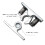 2Pcs Spring Loaded Door Easy Lock Stop Catch Release Clamp Double Roller Catch (Mp-4) 6