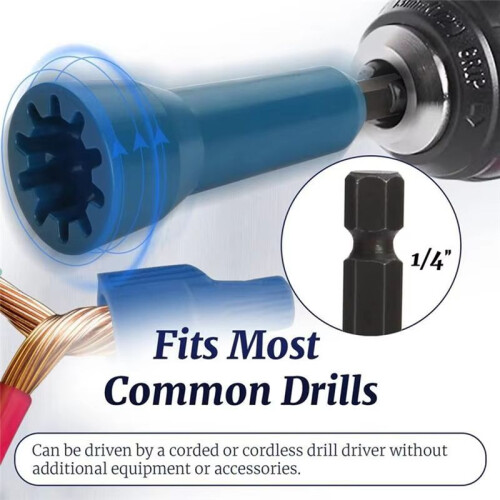 Wire Twisting Tool Twisting Cable Connecting Nuts Spinner Household Repair Products for Stores  Projects 2