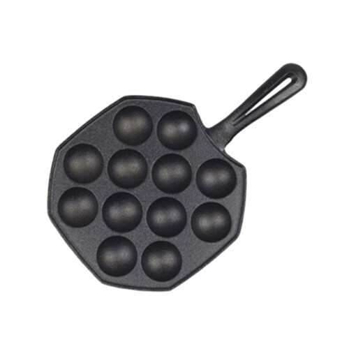Multifunctionele Takoyaki-grillpan 14-gaats ijzeren-B