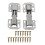 4Pcs Soft Close Kitchen Cupboard Cabinet Wardrobe 90degree Door Hinges & Screws 2