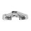 4Pcs Soft Close Kitchen Cupboard Cabinet Wardrobe 90degree Door Hinges & Screws 7