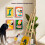 Kinderkunstframe Kinderkunstwerkframe Verwisselbare-Roze 3