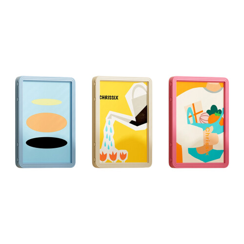 Kinderkunstframe Kinderkunstwerkframe Verwisselbare-Roze 1