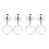 4pcs New Sets Toilet Seat Screws Top Fix Hinge Pack Repair Tool Replacement 1