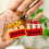 Alloy Wine Bottle Keychain Ornament Versatile-Red rice wine 7