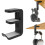 360 Rotating Headphone Stand Desktop Headset Holder Wall Mount Desk Hanger Hook for Gaming Controller Accessories A 3