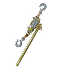 Trailer Winch 3Ton Lever Hoist Hand Winch Cable Puller, Manual Wire Tensioner For Agriculture Garden, 18 Ft Double Rope