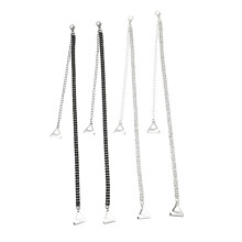 2 Pairs Rhinestone and Pearl Shoulder Straps for Wedding Dress Bridal Gown Replacement