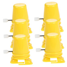 6pcs DIY Clockwork Wind Up Robot Mechanism Parts for Walking Toy Animals Durable Design