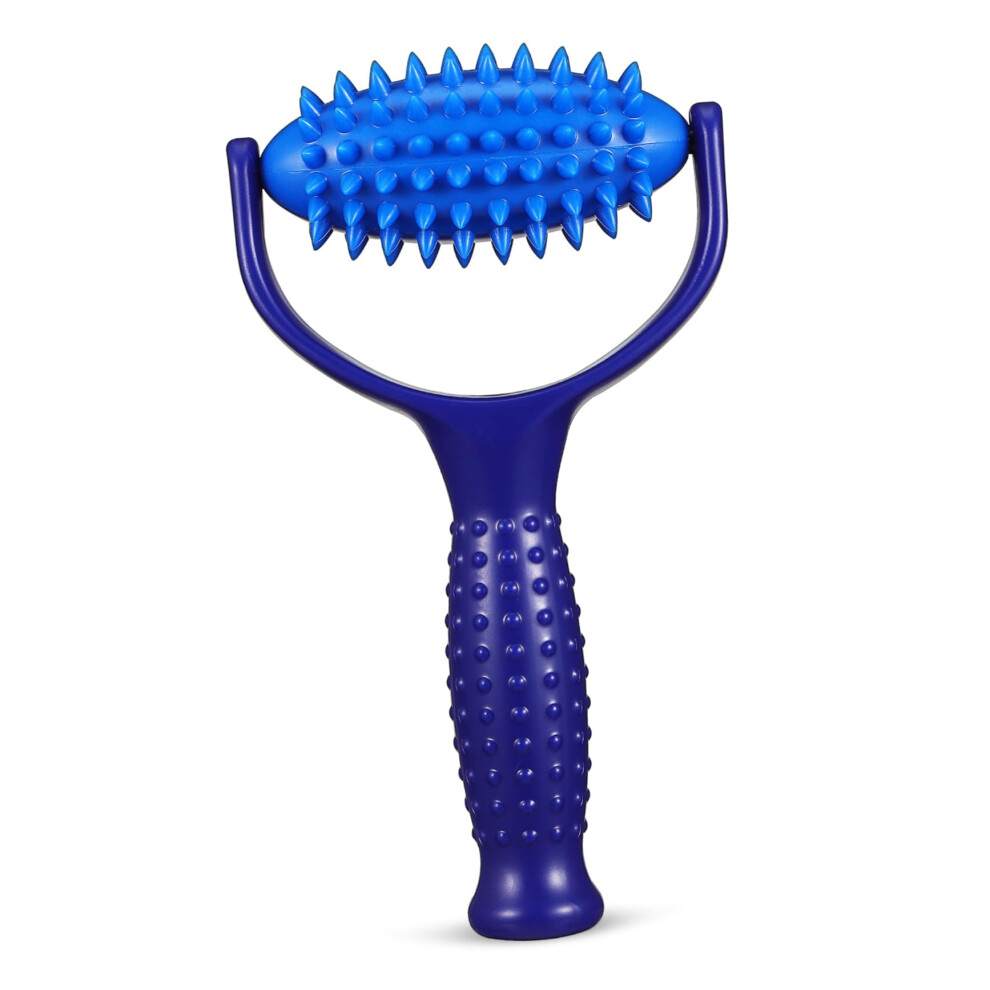 Massage Roller Stick with Ergonomic Grip for Deep Tissue Neck Back Leg Relief and Flexibility