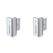 2Pack Door Reinforcement Lock,Aluminium Alloy U Door Reinforcement Lock 3Inch Security Door Lock Home Proof