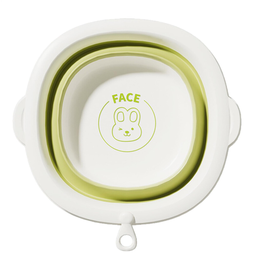 Foldable Basin, Cartoon Printing Tub, NonSlip Washing Container, Compact Hand Wash Bowl