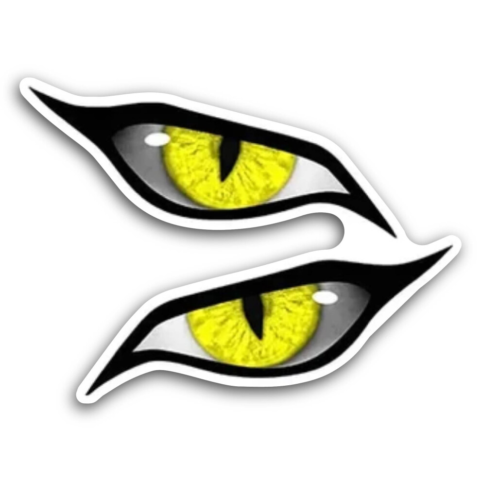 Evil Eyes Car Decal Pair 3In And 5In Waterproof Vinyl Sticker For Cars Trucks Laptops Windows 9426802772425