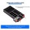 Battery Storage Box Organizer Holder with Digital Display and Tester for Battery Level Check for AAA AA C D 9V 5