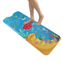 NonSlip Bath Mat for Babies  Cartoon Pattern Kids Bath Mat NonSlip Machine Washable 40 x 16 Inch