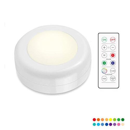 LED-Strahler mit Fernbedienung   3 Pack 1