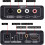 AV- und S-Video zu HDMI Konverter Black 4
