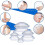 Cupping for full body massage 4-pack (L-XS) White 2