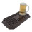 Octagonal Plastic Ice Bucket &Drip Tray Brown 7