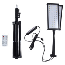 Lâmpada de cultivo de plantas de interior com luz UV de espectro total, configurações de brilho ajustáveis, LED de espectro total semelhante à
