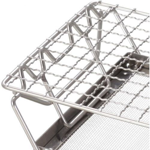 Bread Toaster Stand Folding Grill for Campfire Picnics 1