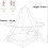 Summer Fly Proof Hanging Bed Canopy Tent Metal Frame Polyester 7