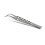 Professional Eyelash Tweezers Set Stainless Steel Precision Lash Applicator with MultiAngle Tips Silver02 1