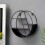 Σιδερένια και ξύλινα πλωτά ράφια, κυκλικού σχεδιασμού επιτοίχια για βιομηχανική 3
