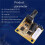 2X BLDC 3-Phase Brushless Motor Driver DC5V-15V 2A 15W DC Motor Speed Controller Sensorless Board Module Power Supply 3