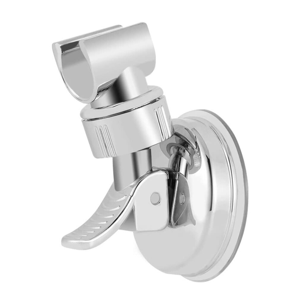 Handheld Shower Head Holder With Vacuum Suction Mount, Adjustable Angle, Full Plating Finish 10.5Cm 9001264831394