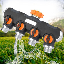 Divisor de Mangueira de Jardim, Conector de Torneira para Uso Multiuso em Alta Pressão de Água, Válvula de Comutação Individual Reforçada com