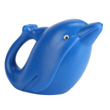 Søtt vannkanne i delfinblå, ergonomisk designet håndtak sikrer komfort, glatt overflate uten grader beskytter hendene, ideell for innendørs