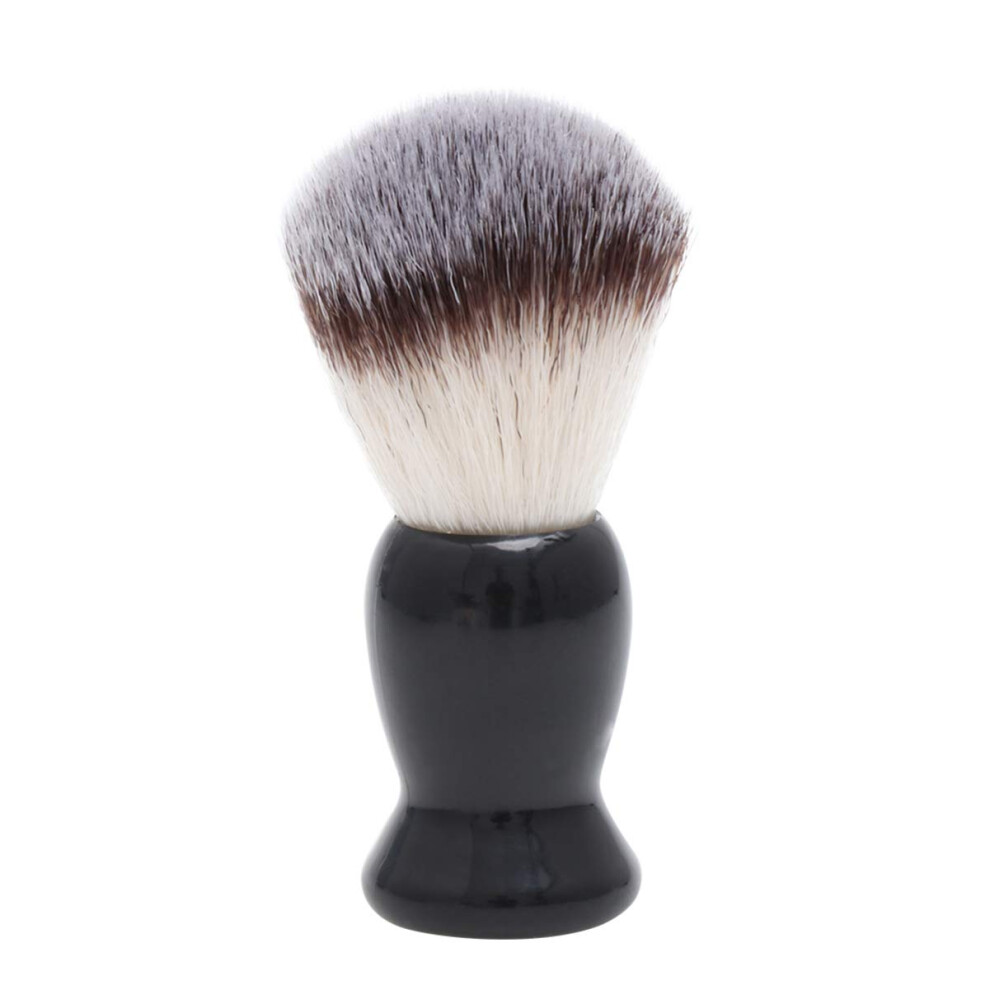 Shaving Brush for Men with Nylon Bristles, NonSlip Handle, Rich Lather, Easy Cleaning for Beard