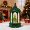 Lighted Christmas Snow Globe Lantern with Glitter and Sparkling Snowfall Effect, Festive Tree Decor 3