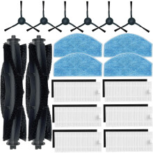 Accessori Ricambi Set di accessori per Tikom G8000, G8000 Pro, per Honiture G20, G20 Pro, per aspirapolvere robot Laresar Evol 3, 2 spazzole