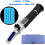 Handheld Refractometer, Sugar Brix Alcoholmeter, Sugar Meter, Refractometer, Alcohol Concentration Detector, for Home Use 5