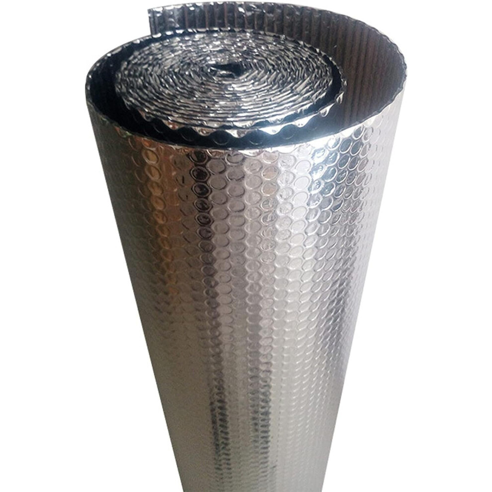 Selfadhesive Aluminium Foil Insulation Roll 1X10m Energy Saving Reflective Bubble For Attics Walls 9426802773187