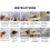 Σύγχρονη βάση τοίχου, μπάρα πετσετών από ανοξείδωτο ατσάλι και βουρτσισμένο 5