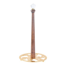 Support de distributeur de salle de bain moderne avec étagère-Or