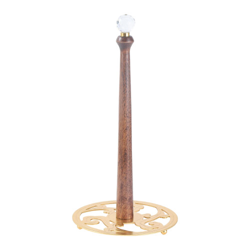 Support de distributeur de salle de bain moderne avec étagère-Or