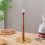 Support de distributeur de salle de bain moderne avec étagère-Or 7