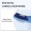 Denture Cleaning Cup with Waterproof Dustproof Case, Compact Travel Organizer Light Blue 5