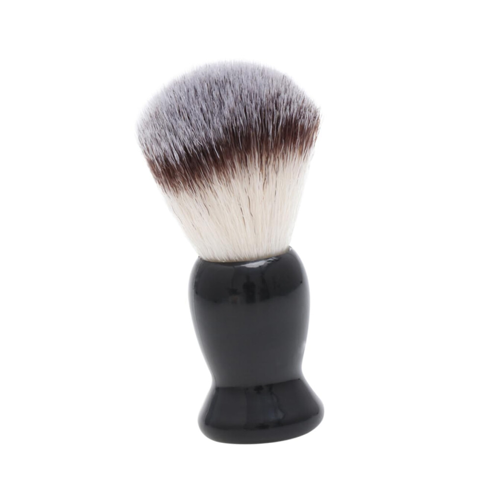 Men's Shaving Brush for Wet Shave Nylon Beard Brush Fits All Beard Types Creates Rich Lather