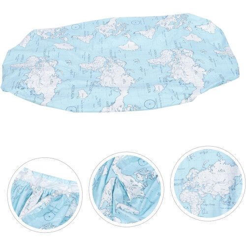 Pack of 3 fitted sheets for cradle, mattress protector, baby bedding 1