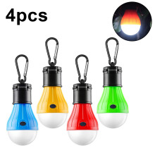 Lanterne de camping portable : accessoire de tente pour le camping et la randonnée, résistante à l'eau, avec crochet de suspension et bouton en