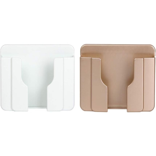 Support de chargeur avec orifice de réception pour câble de données, support mural de rangement pour télécommande avec crochets de suspension,