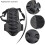 Uni Back Protector Spine Protector Back Protector for Motorcycling Skiing Skateboarding Snowboarding XL 3